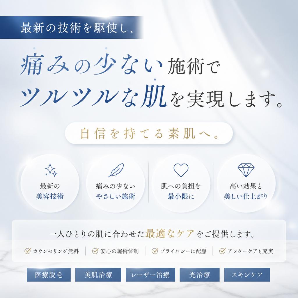 脱毛サロンとしての魅力