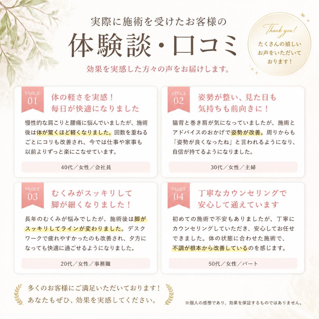 お客様の声