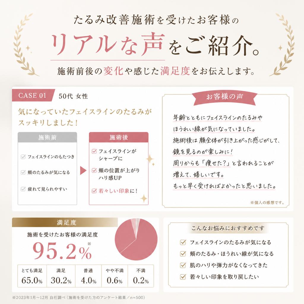 実際のお客様の声